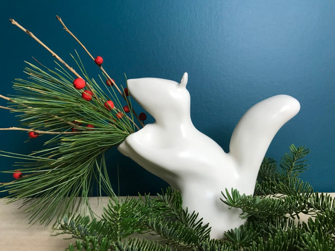 Squirrel Vase